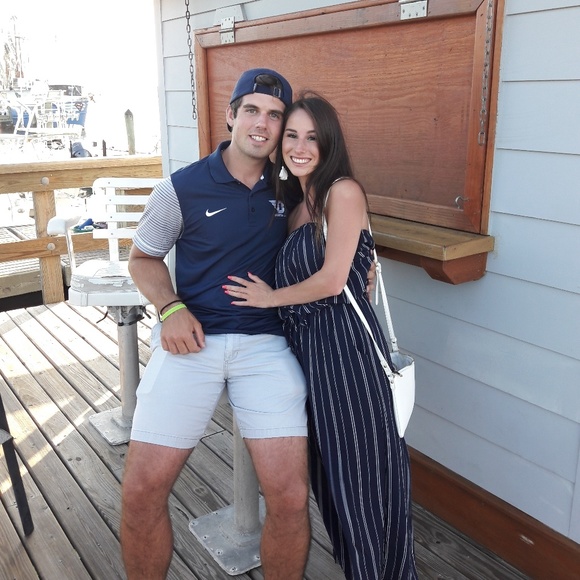 Striped Pantsuit - Picture 2 of 3